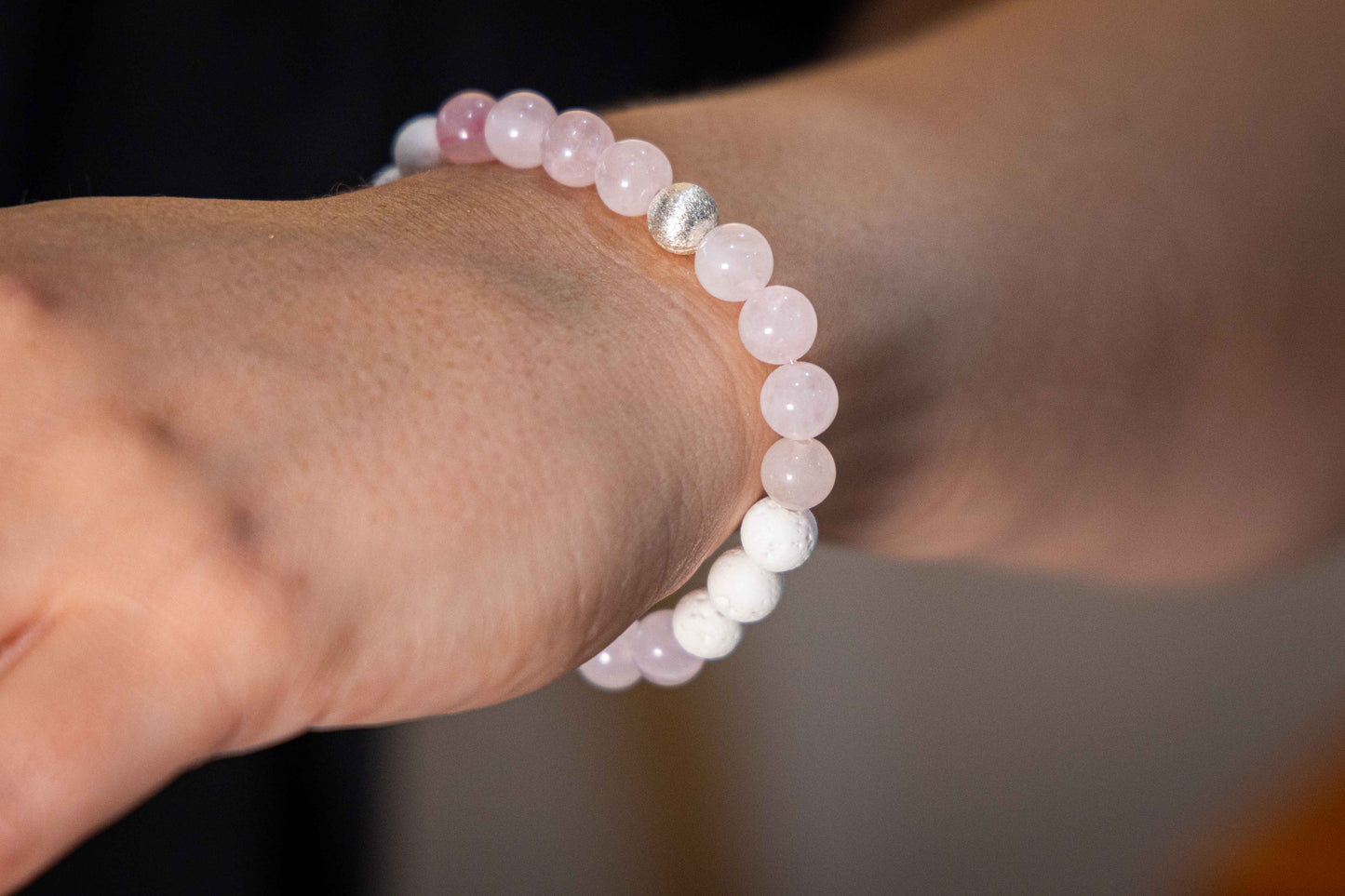 Rose Quartz Aromatherapy Diffuser Bracelet